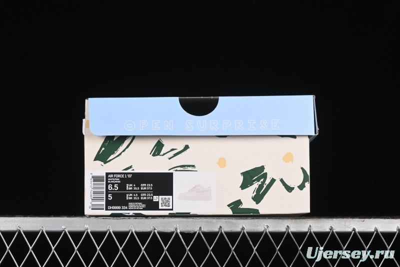 Nike Air Force 1 '07 Low Pink Chanel-Inspired Casual Sneakers - DH9999-334