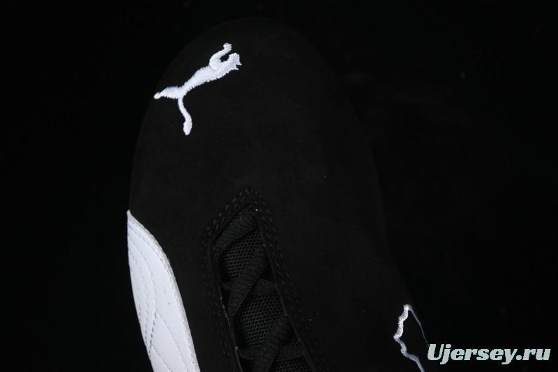 Puma Sparco Future Round Toe Lace-Up Leather Cowhide Fabric Low-Top Lifestyle Casual Shoes - 307936-01