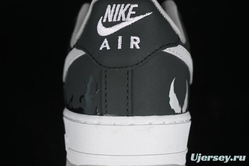 Nike Air Force 1 '07 Low "Venom Ⅱ" Marvel Series Casual Sneakers - CW6718-777