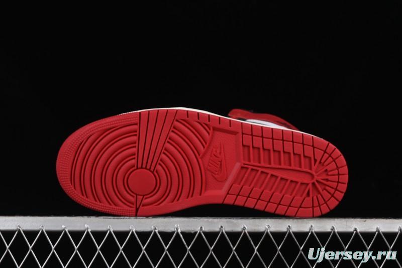 Nike Air Jordan 1 High OG Black Toe Reimagined Basketball Shoes - DZ5485-106