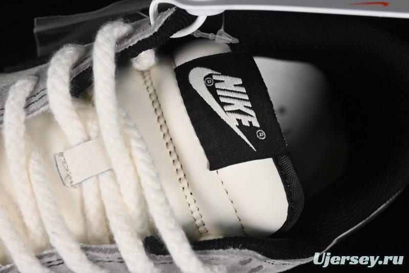 Nike SB Dunk Low KAWS Series - Grey White Black Swoosh Anniversary High-End Custom Low-Top Casual Skate Shoes - MM1089-015