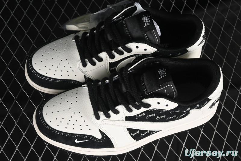 Nike Travis Scott x Fragment Design x Air Jordan 1 Low OG SP Sneakers - SJ2068-128