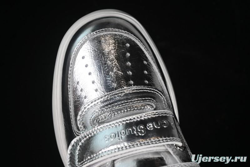 Acne Studios Retro Velcro Women's Casual Shoes Silver - G.E5