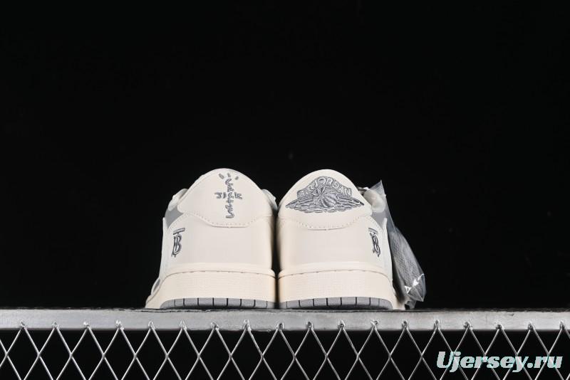 Nike Travis Scott x Fragment Design x Air Jordan 1 Low OG SP Casual Sneakers - BB6588-31