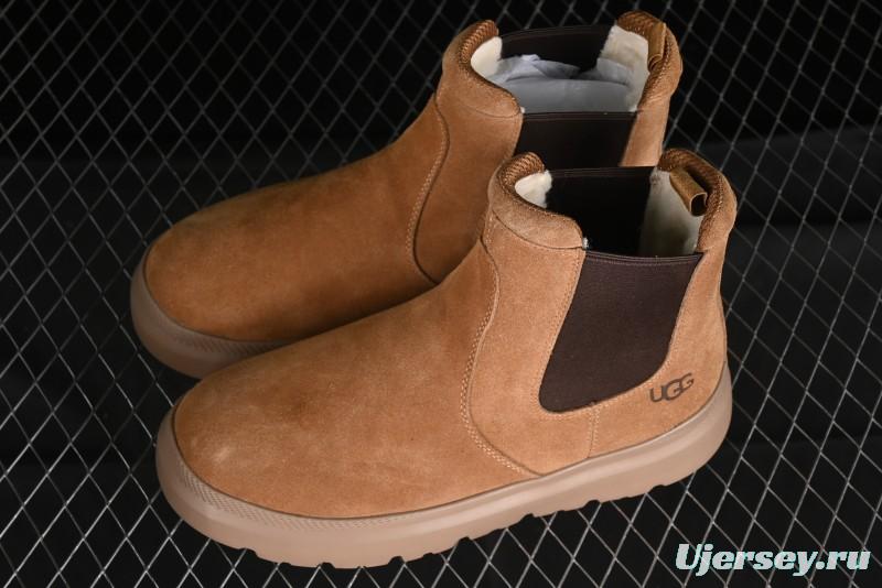 UGG Burleigh Chelsea Winter Snow Boots for Men with Lightweight Anti-Slip Sole and Genuine Wool Leather - 1152050