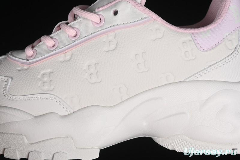 New York Yankees MLB Bigball Chunky Embo Monogram Platform Sandals - 3ASHBEM4N43PKS