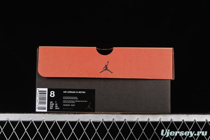 Nike Air Jordan 12 Retro Gym Red Basketball Shoes - 130690-600