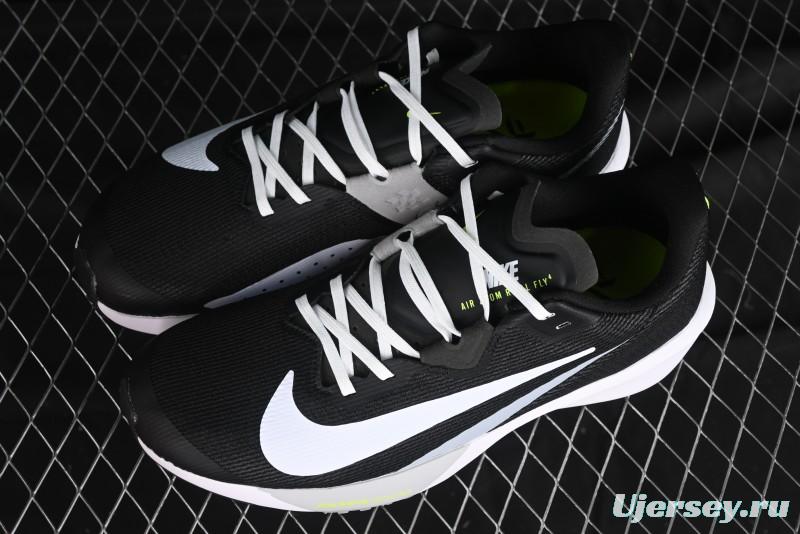 Nike Zoom Rival Fly 4 Lightweight Responsive Running Shoes with Flyknit and React Technology - FV6040-001