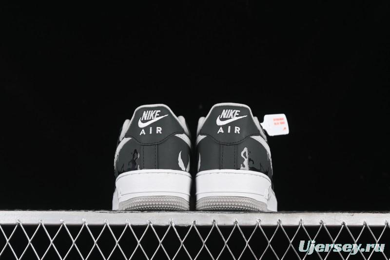 Nike Air Force 1 '07 Low "Venom Ⅱ" Marvel Series Casual Sneakers - CW6718-777