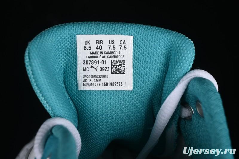 Puma Sparco Future Round Toe Lace-Up Leather Fabric Low-Top Lifestyle Casual Shoes - 307891-01