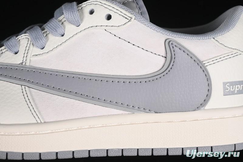 Nike Travis Scott x Fragment Design x Air Jordan 1 Low OG SP AJ1 Supreme Collaboration - XZ2268-003