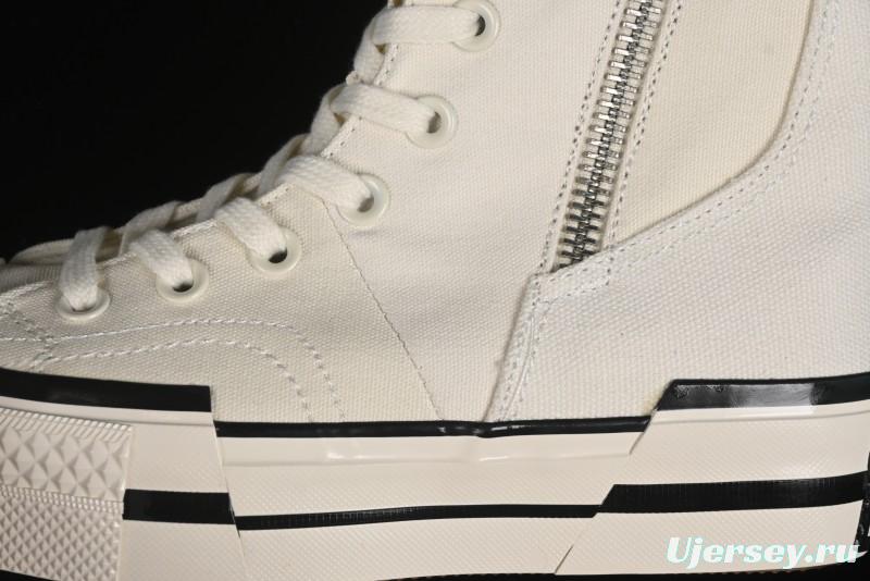 Converse Chuck 70 Plus X-High Deconstructed Platform Sneakers - A08261C