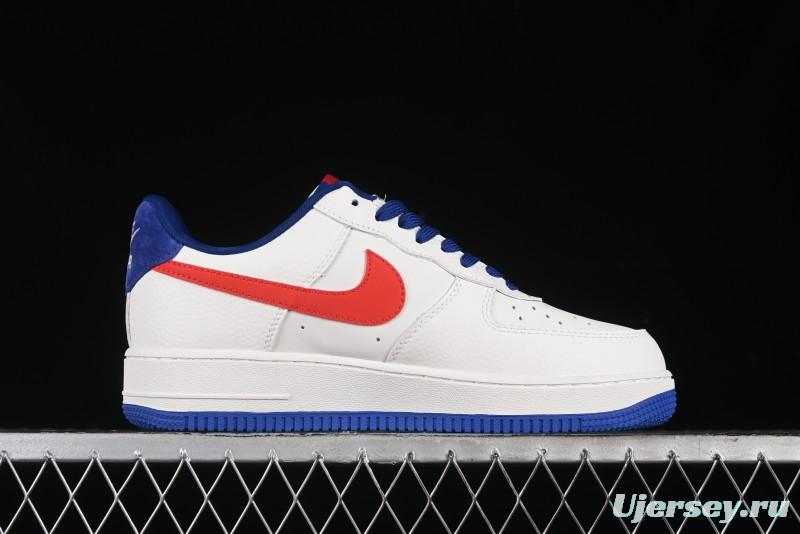 Nike Air Force 1 '07 Low Champion Collaboration - Blue White Red Low-Top Casual Sneakers - KK1988-002