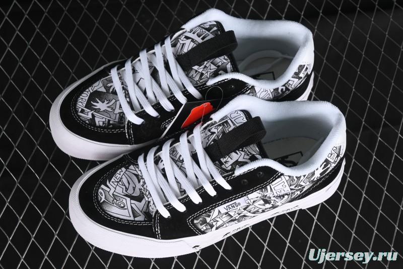 Vans Classics Knu Skool Retro Skate Shoes with Enlarged Toe and Thickened Tongue - VN000CZWBHJ