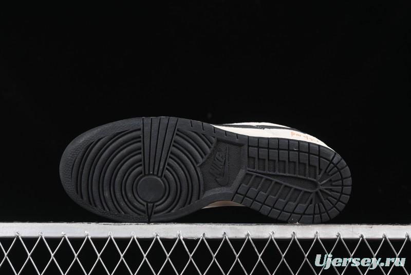 Nike SB Dunk Low FOG Collaboration - Anniversary High-End Custom Low-Top Casual Skate Shoes - KK1688-088