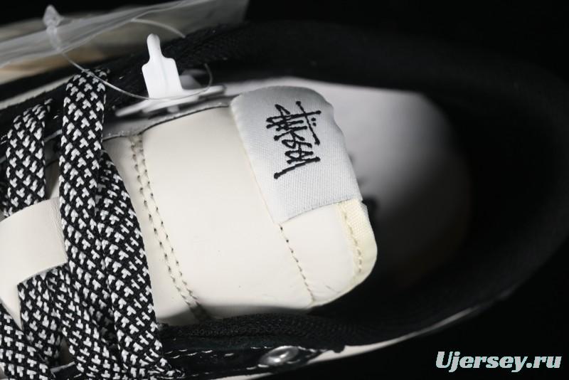 Nike Travis Scott x Fragment Design x Air Jordan 1 Low OG SP AJ1 Supreme Stussy Collaboration - Red Tab Black Warrior Low Top Casual Sneakers - SJ2068-124