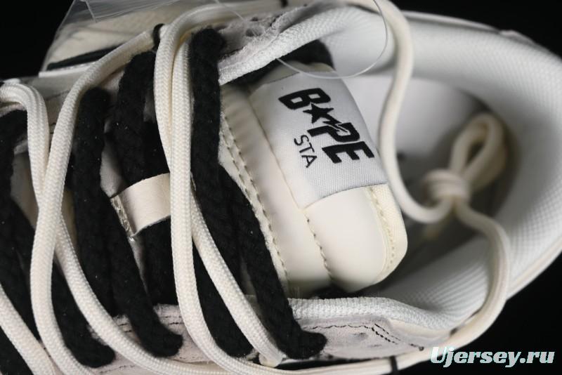 Nike SB Dunk Low BAPE Collaboration - Strap Black Hook Anniversary High-End Custom Low-Top Casual Skate Shoes SJ2068-299