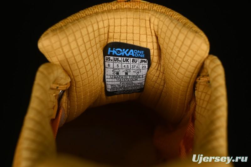 Hoka Mafate Three 2 Ultra-Lightweight Cushioned Trail Running Shoes - 1141572 GLW