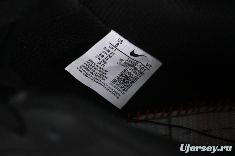 Nike Air Force 1 '07 Low LV Custom All Black Casual Sneakers - 315122-101