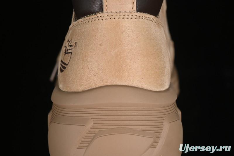 Timberland Outdoor Mid-Top Casual Martin Boots with Premium Suede Leather and Anti-Odor Insole - TB10059SAND