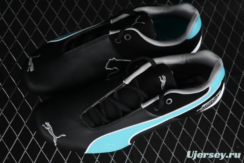 Puma Sparco Future Round Toe Lace-Up Low-Top Lifestyle Casual Shoes in Leather and Fabric - 308155-01