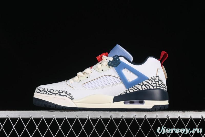 Nike Jordan Spizike Low AJ Hybrid Elements White Blue Culture Casual Sneakers - HM3712-164