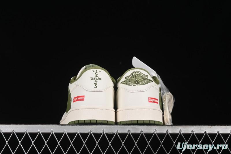 Nike Travis Scott x Fragment Design x Air Jordan 1 Low OG SP AJ1 Supreme Collaboration - XZ1168-002