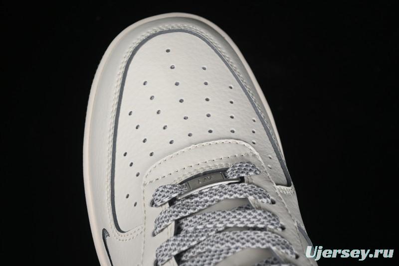 Nike Air Force 1 '07 Low Supreme The North Face Collaboration - Beige Grey Low-Top Casual Sneakers - XZ1996-710