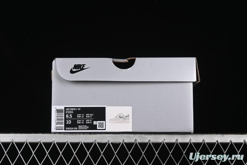 Nike Air Force 1 '07 Low Frozen Custom Paint Low-Top Casual Sneakers - ZH0316-035