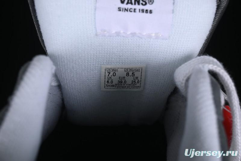 Vans Knu Skool Dark Grey Black Sole Versatile Casual Slip-Resistant Cushioned Platform Sneakers - VN000D22PWT