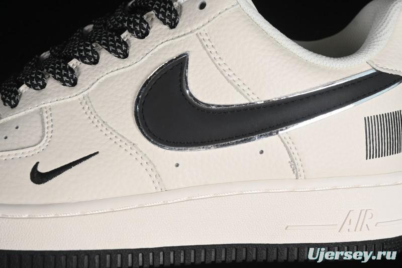 Nike Air Force 1 '07 Low QR Code Black Star Sneakers - CU1836-962