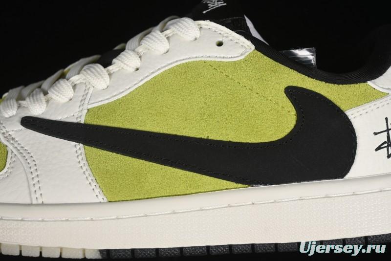 Nike Travis Scott x Fragment Design x Air Jordan 1 Low OG SP AJ1 Retro Sneakers - JH6089-002