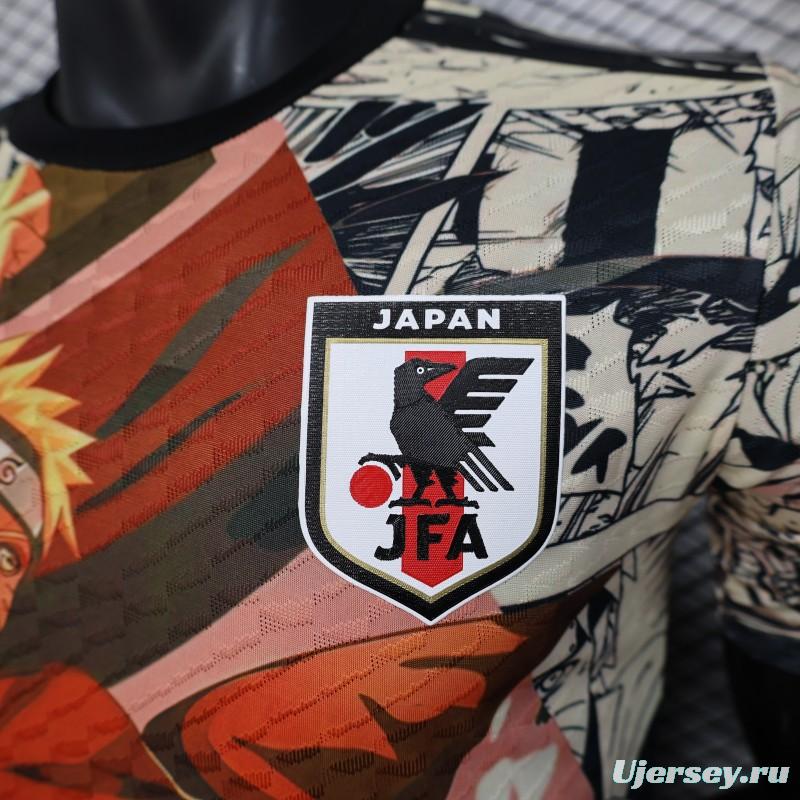Player Version 2025 Japan Multi-Color with Naruto Anime Character Jersey