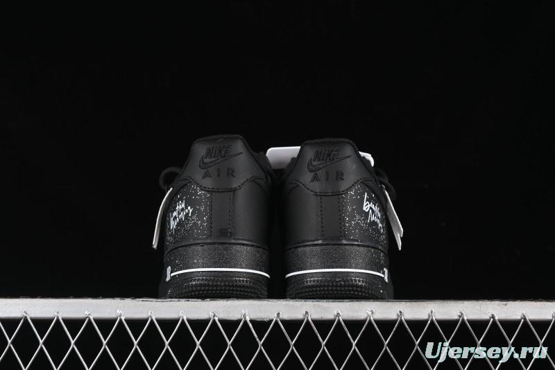 Nike Air Force 1 '07 Low Retro Street Spray White Peach Bubble Casual Sneakers - ZH0316-038
