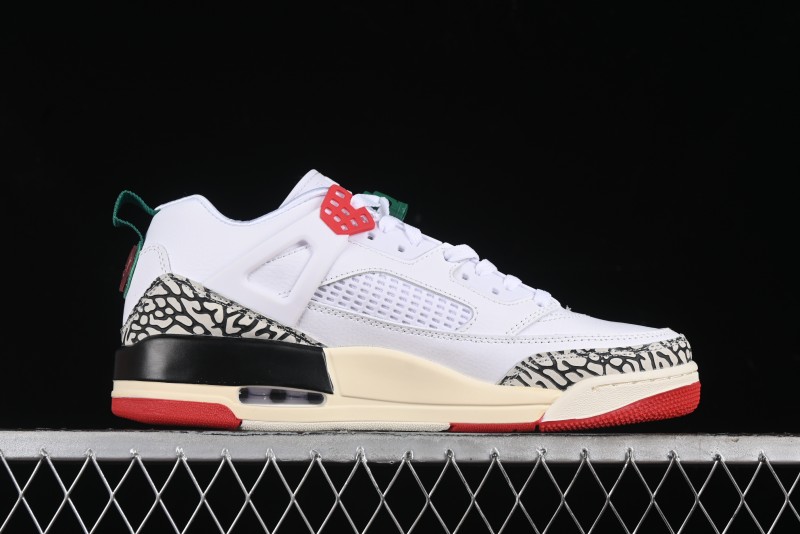 Nike Jordan Spizike Low AJ Retro Sneakers with Elephant Print and Multi-Element Design - 315371-125