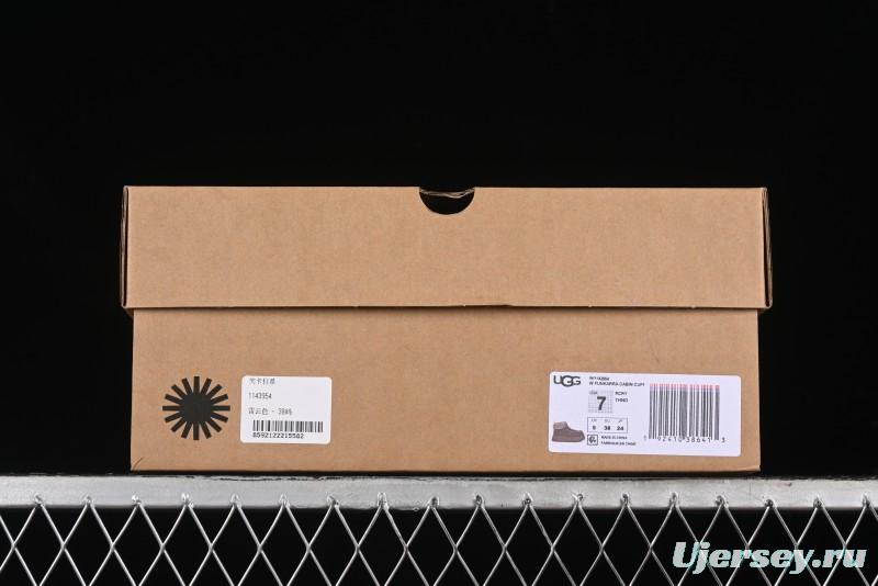 UGG Classic Mini II Fur Lace-Up Platform Mini Boots with Treadlite Outsole - 1143954