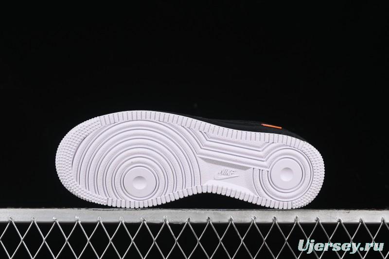 Nike Air Force 1 '07 Low Gucci Bear Collaboration - Midnight Black Low-Top Casual Sneakers - KK1988-007