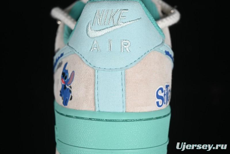 Nike Air Force 1 '07 Low x Stitch Casual Lace-Up Sneakers - DZ1328-222
