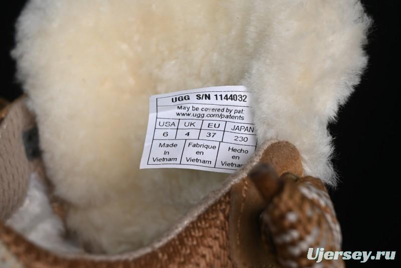 UGG Classic Ultra Mini Mel Dual Color Lace-Up Low-Top Casual Shoes - 1144032