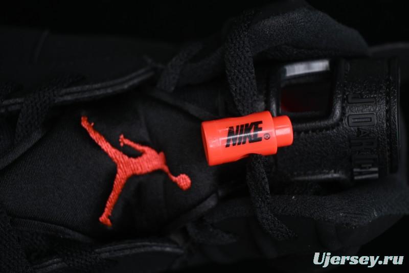 Nike Air Jordan 6 Retro Basketball Shoes with Infrared Design and 3M Reflective Details - 384664-060