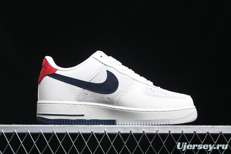 Nike Air Force 1 '07 Low Moncler Collaboration - Light Blue & Pigment Dyed Two-Tone Low-Top Casual Sneakers - CH6336-512