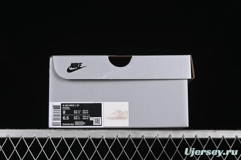 Nike Air Force 1 '07 Low Custom Spray Cherry Blossom Story Low-Top Casual Sneakers - ZH0316-052