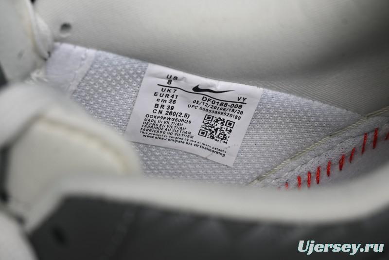 Nike Air Force 1 '07 Low Stussy Collaboration - Light Bone Shadow Low-Top Casual Sneakers - DF0180-008