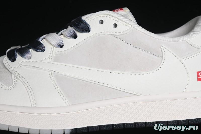 Nike Travis Scott x Fragment Design x Air Jordan 1 Low OG SP AJ1 Sneakers - BB7518-002
