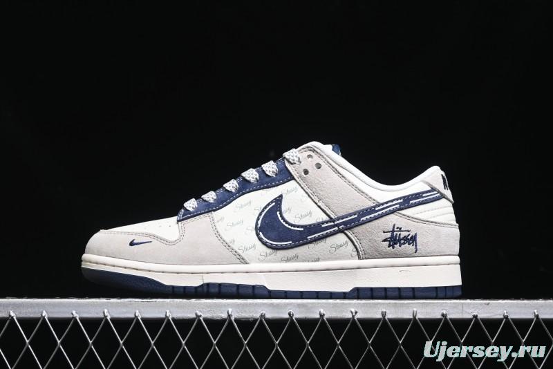Nike SB Dunk Low Stussy Anniversary Custom Low-Top Casual Skate Shoes - FC1688-197