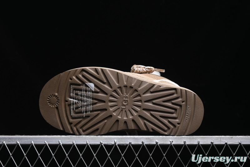 UGG Classic Ultra Mini Mel Two-Tone Lace-Up Low-Top Casual Shoes - 1144032