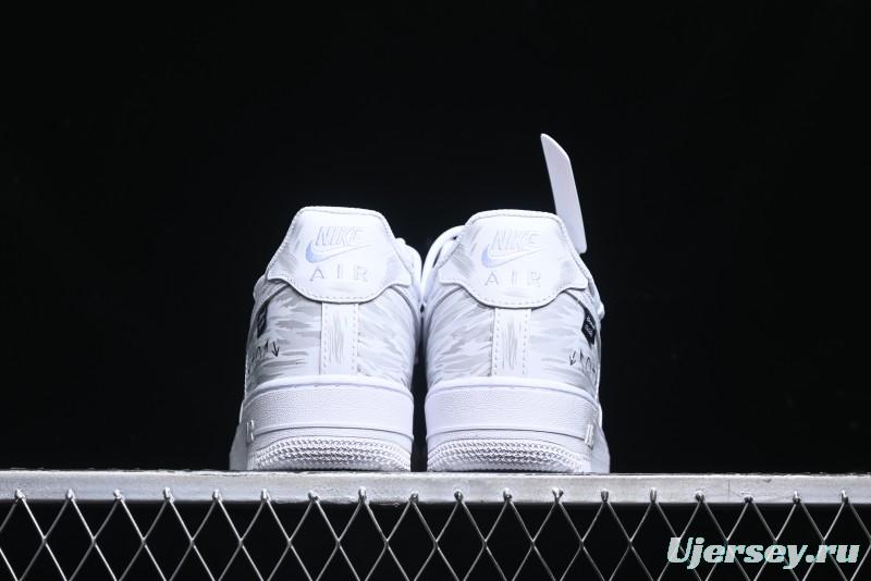 Nike Air Force 1 '07 Low Lace-Up Casual Sneakers with Full-Length Air Cushion - ZH0316-049