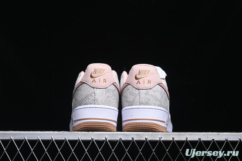 Nike Air Force 1 '07 Low Year of the Snake Themed Low-Top Casual Sneakers - HF2898-100