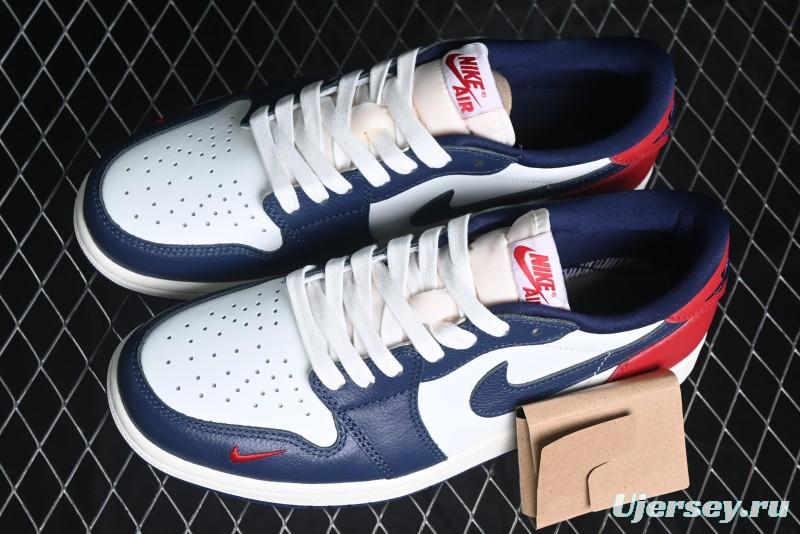 Nike Air Jordan 1 Low OG "Howard University" Casual Sneakers - HQ2993-100