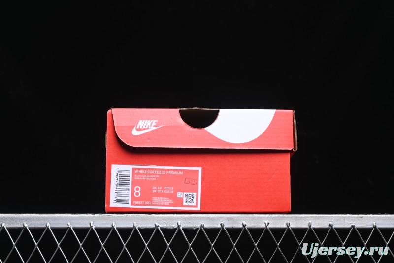 Nike Classic Cortez Leather Retro Running Shoes - FB6877-001